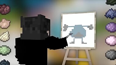 Drawing Build Competition! Minecraft (Hindi)