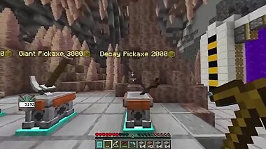 I can Buy new Pickaxes in Minecraft!