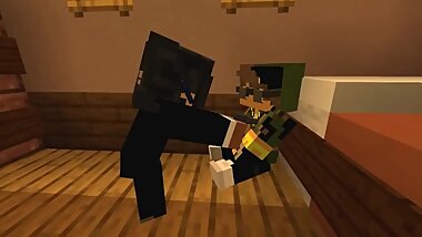 Take down the Badass in Minecraft