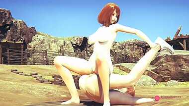 BNH Hentai Uraraka Enjoy Sex