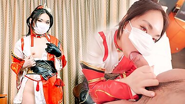 Yun Ying Chllange who Gets Orgasim First, Ofc, she Lose and Creampie in her Pussy