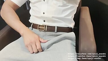 GOT HORNY WHILE WAITING FOR MY TAILOR TO MEASURE MY SUITS