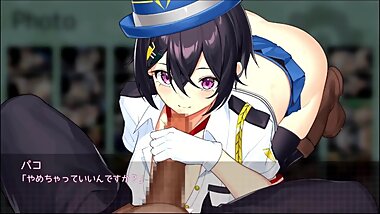 【h GAME】ケイドロ♡美人警官の手コキとフェラでお詫びします 巨乳 エロアニメ