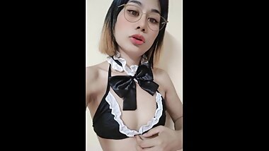 Japanese Maid Teen Girl Cosplay Sexy Compilation