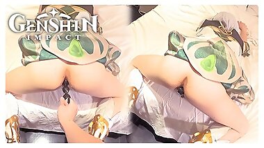 Genshin Impact, Cute Ladyboy Cosplayer Anal Toys, Nahida Cosplay Kawaii Japanese Crossdresser Part.3