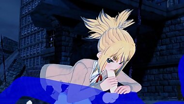 DR Stone Hentai - Kohaku Blowjob and Fucked