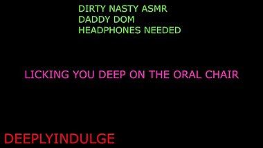 ORAL CHAIR GETTING EATEN OUT AND FINGER FUCKED ON THE CHAIR (AUDIOROLEPLAY) SOL MALE DIRTY NASTY