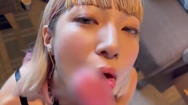 【POV】First Blowjob by Japanse Teen Schoolgirl who is the most Popular in my School