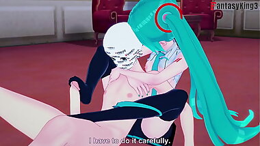 Hatsune miku foot job pov