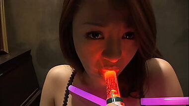 Yoko Matsugane - Sexy Woman got Poked by Rods and Show Off her Red Lingerie