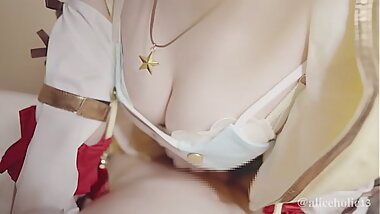 japanese bigtit Cosplayer FemDom POV
