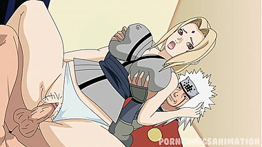 Naruto XXX Porn Parody - Tsunade &amp_ Jiraiya Animation (Hard Sex) ( Anime Hentai)