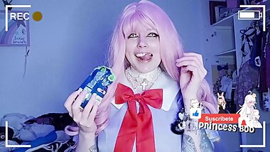 ˚₊· ͟͟͞͞➳❥👗🧸 Yuno Gasai Eating Gummy Bears 🧸👗⍣ ೋ