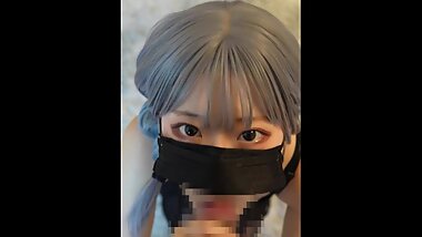 【個人撮影】素人日常フェラ【縦型動画】