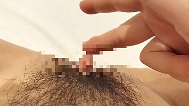 Big Clit Masturbation ♡ my Clitoris got even Bigger (〃∇〃) Amateur/perverted/slut/OL/Japanese/clitori